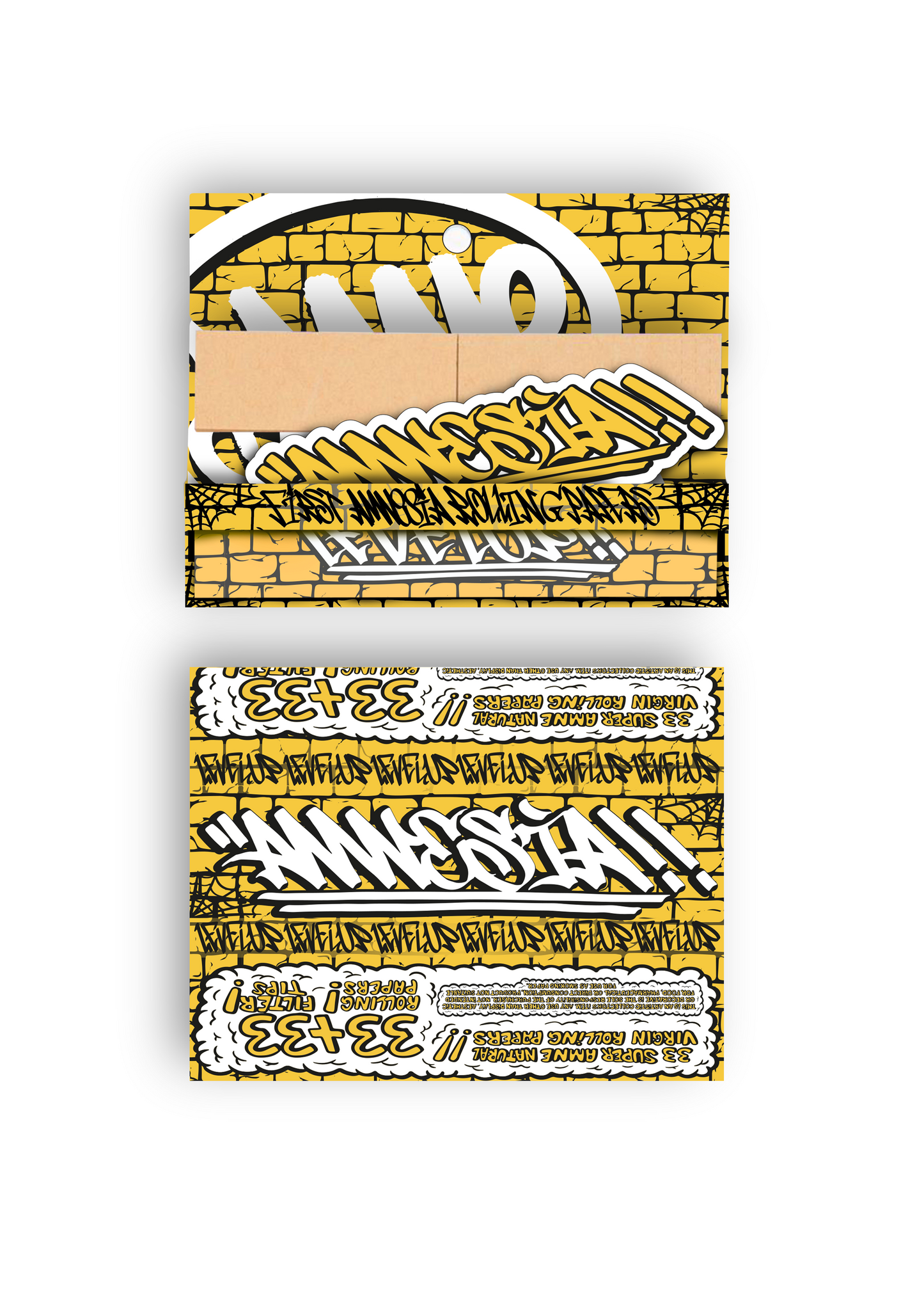 super amne rolling papers natural edition yelllow colour